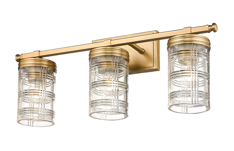 Archer 3 Light 25" Vanity in Heirloom Gold