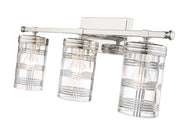 Archer 3 Light 25" Vanity in Polished Nickel