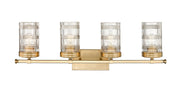 Archer 4 Light 32.75" Vanity in Heirloom Gold