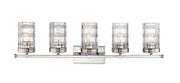 Archer 5 Light 38" Vanity in Polished Nickel