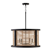 Rico 4-Light Pendant in Flat Black