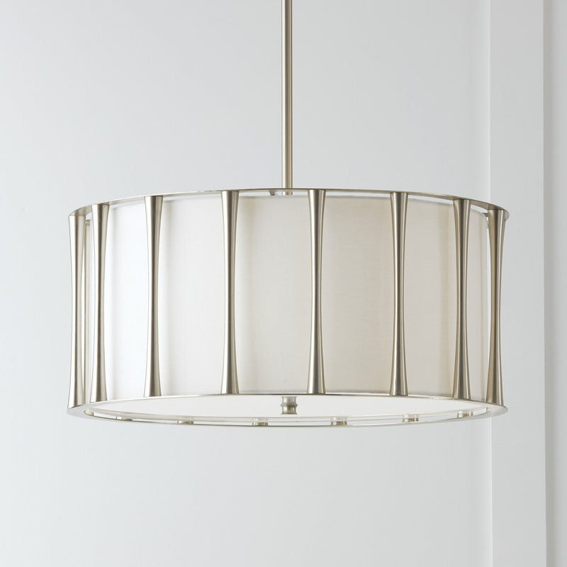 Bodie 4-Light Pendant in Brushed Nickel