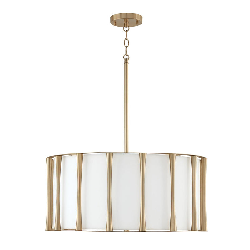 Bodie 4-Light Pendant in Matte Brass