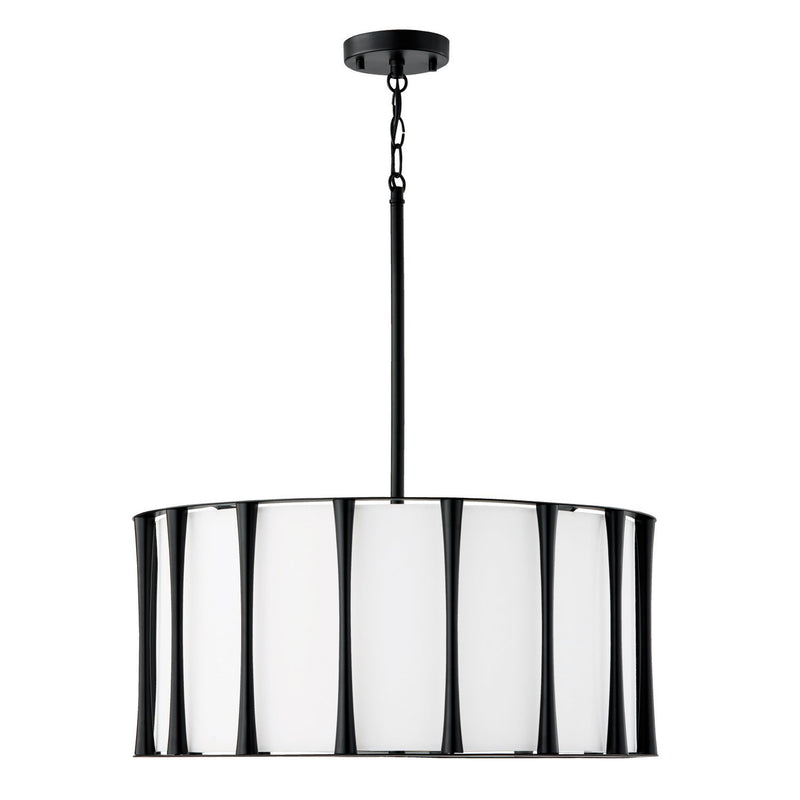Bodie 4-Light Pendant in Matte Black