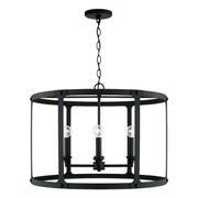 Brennen 4-Light Pendant in Black Iron