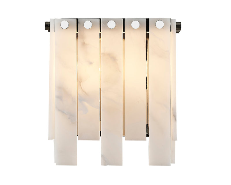 Viviana 2 Light 7.5" Wall Sconce in Polished Nickel