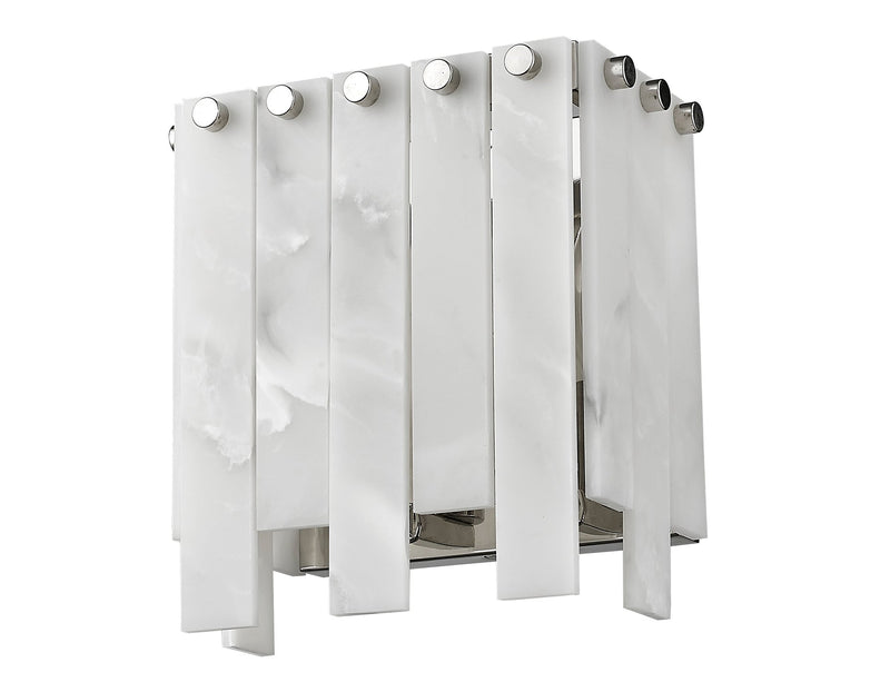 Viviana 2 Light 7.5" Wall Sconce in Polished Nickel