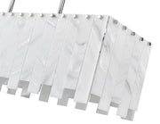 Viviana 5 Light 40.75" Linear Pendant in Polished Nickel
