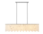 Viviana 7 Light 49" Linear Pendant in Polished Nickel