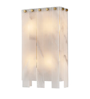 Viviana 4 Light 9.5" Wall Sconce in Rubbed Brass