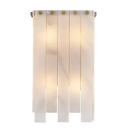 Viviana 4 Light 9.5" Wall Sconce in Rubbed Brass