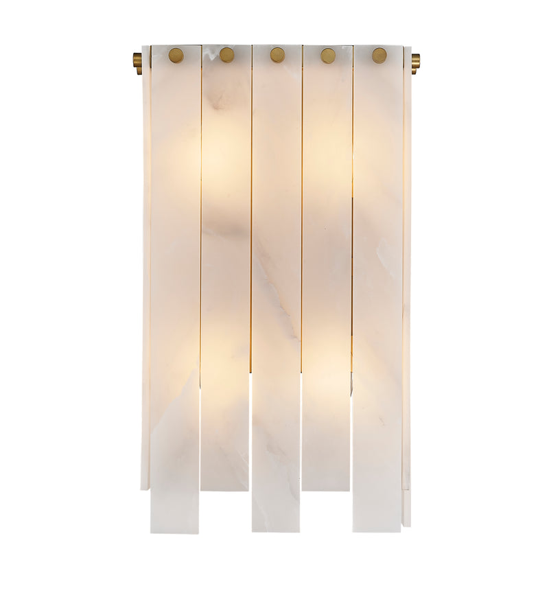 Viviana 4 Light 9.5" Wall Sconce in Rubbed Brass