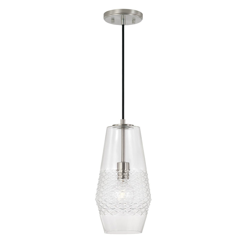 Dena Mini Pendant in Brushed Nickel
