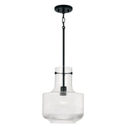 Nyla Pendant in Matte Black