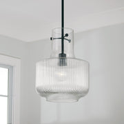 Nyla Pendant in Matte Black