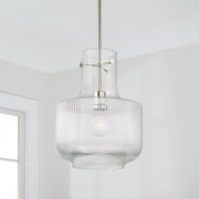Nyla Pendant in Polished Nickel