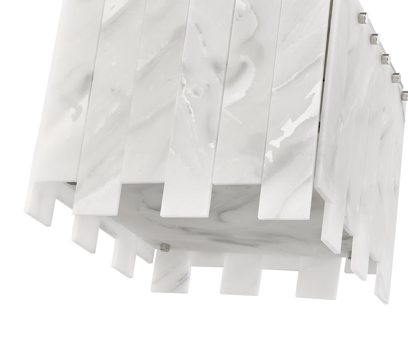 Viviana 4 Light 13.25" Flush Mount in Polished Nickel