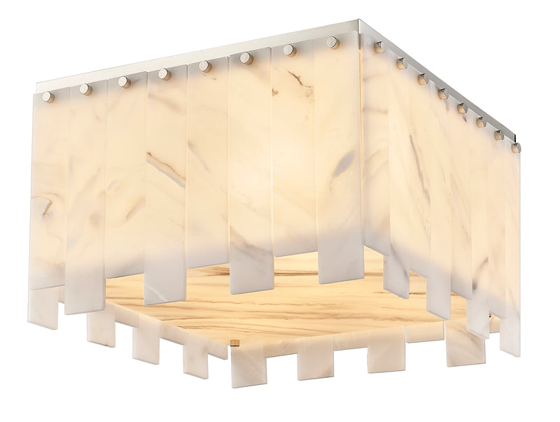 Viviana 6 Light 17.5" Flush Mount in Polished Nickel
