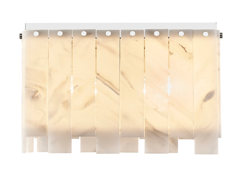 Viviana 6 Light 17.5" Flush Mount in Polished Nickel