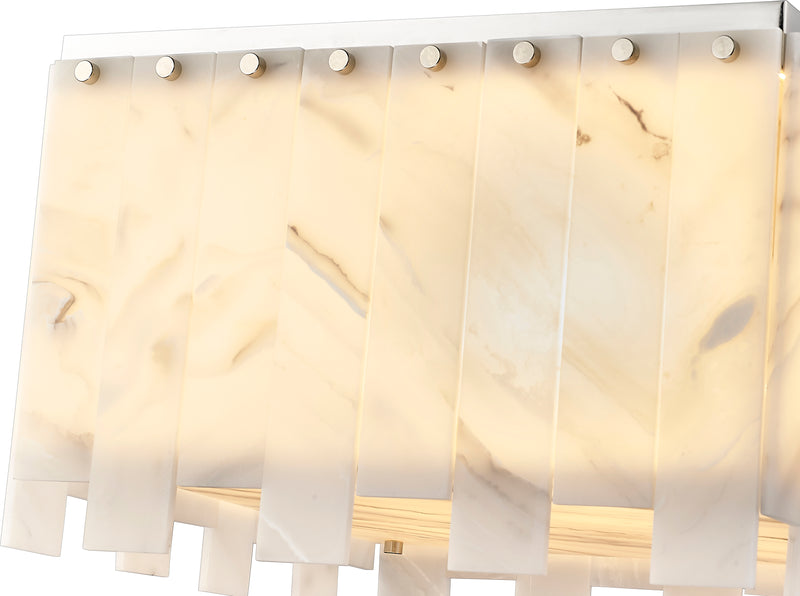 Viviana 6 Light 17.5" Flush Mount in Polished Nickel
