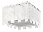 Viviana 6 Light 17.5" Flush Mount in Polished Nickel