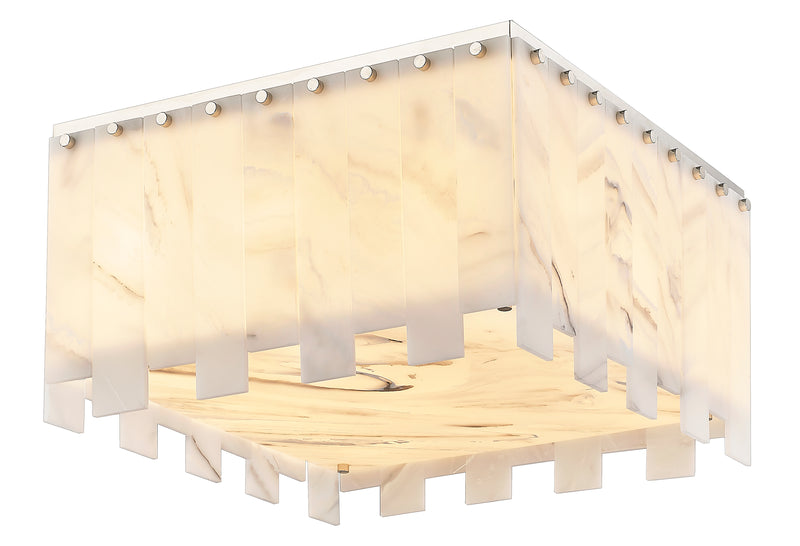 Viviana 9 Light 19.5" Flush Mount in Polished Nickel