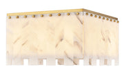 Viviana 9 Light 19.5" Flush Mount in Rubbed Brass