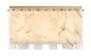 Viviana 9 Light 19.5" Flush Mount in Rubbed Brass