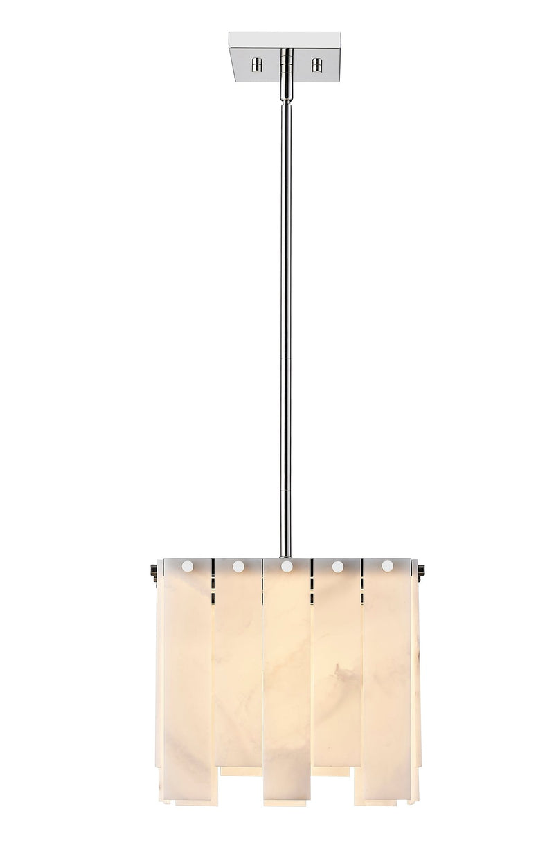 Viviana 1 Light 11.5" Pendant in Polished Nickel