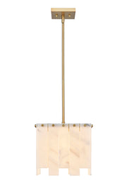 Viviana 1 Light 11.5" Pendant in Rubbed Brass