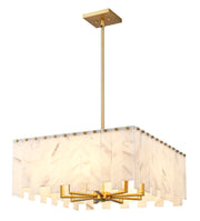 Viviana 9 Light 26" Pendant in Rubbed Brass