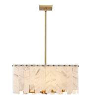 Viviana 9 Light 26" Pendant in Rubbed Brass