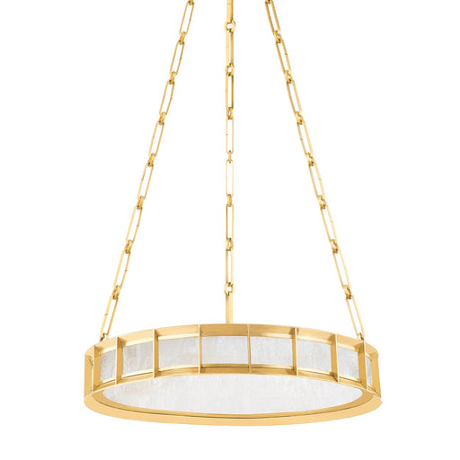 Leda Medium Pendant in Vintage Brass