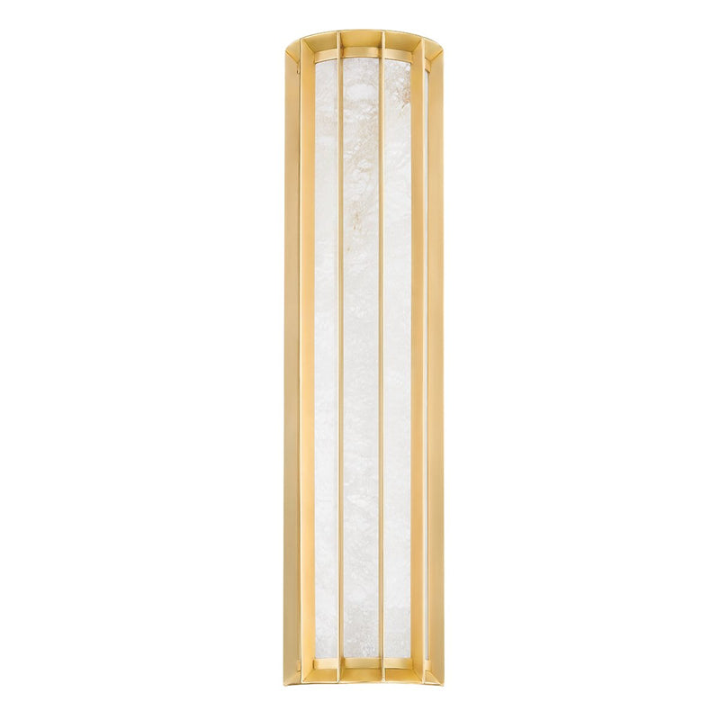 Leda Large Wall Sconce in Vintage Brass