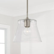 Baker Medium Semi-Flush Mount in Brushed Nickel
