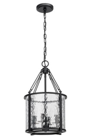 Barrington 4 Light 12" Pendant in Matte Black
