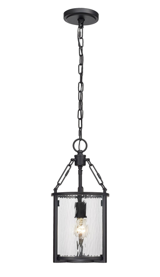 Barrington 1 Light 8.25" Pendant in Matte Black