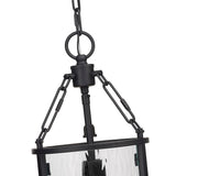 Barrington 1 Light 8.25" Pendant in Matte Black