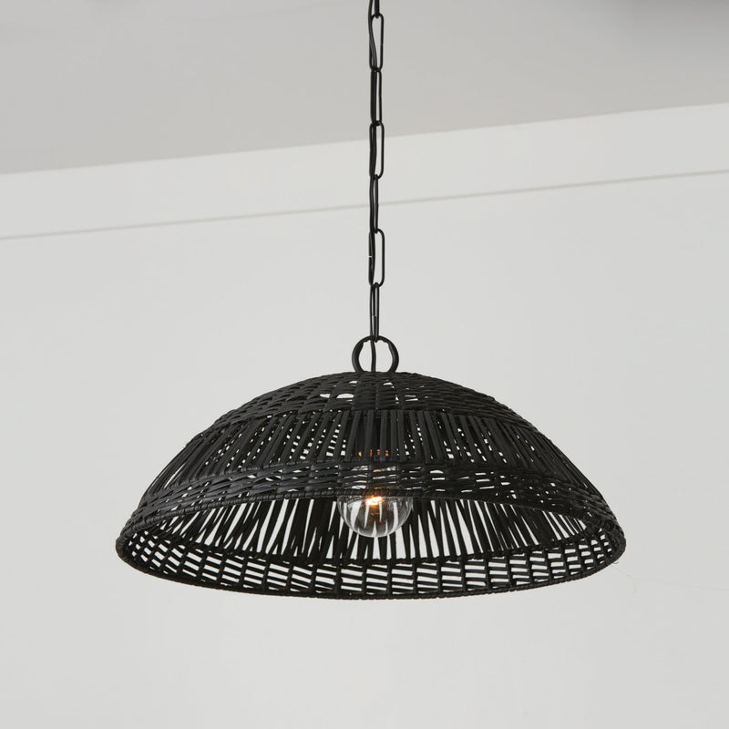 Naomi Large Pendant in Matte Black