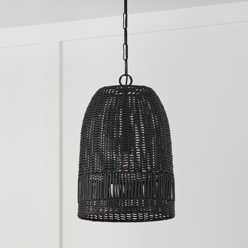 Naomi Small Pendant in Matte Black
