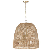 Naomi 3-Light Pendant in Matte Brass