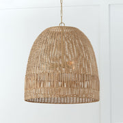 Naomi 3-Light Pendant in Matte Brass