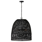 Naomi 3-Light Pendant in Matte Black
