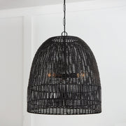 Naomi 3-Light Pendant in Matte Black