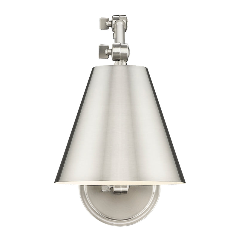 Regent 1 Light Wall Sconce in Brushed Nickel