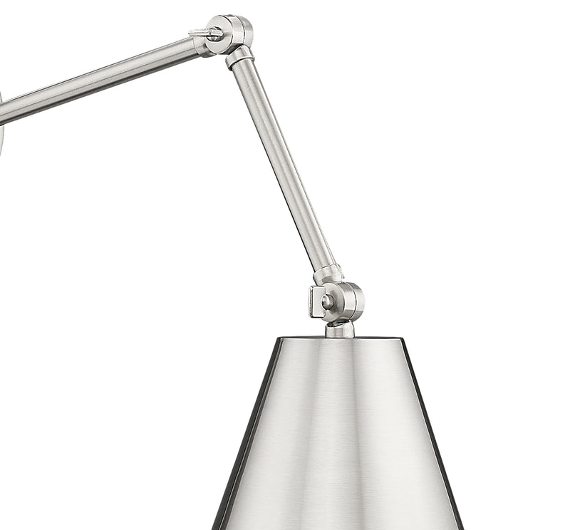 Regent 1 Light Wall Sconce in Brushed Nickel