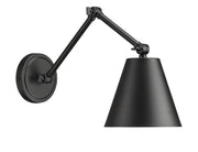 Regent 1 Light Wall Sconce in Matte Black