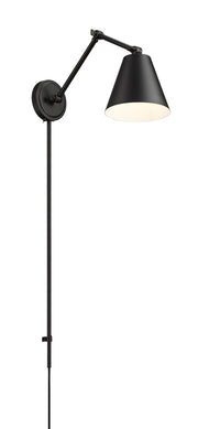 Regent 1 Light Wall Sconce in Matte Black