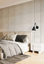 Regent 1 Light Wall Sconce in Matte Black in a room setting