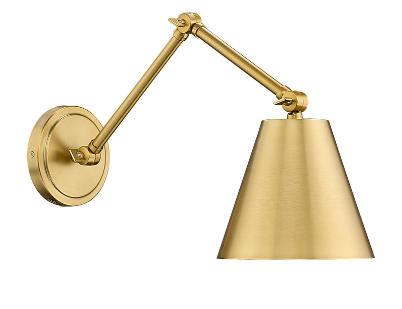 Regent 1 Light Wall Sconce in Modern Gold